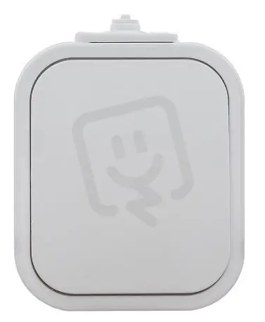 WNT-5B2 přepínač střídavý, řazení 6 (schodišťový) 10A/250V IP44 bílá Značkový