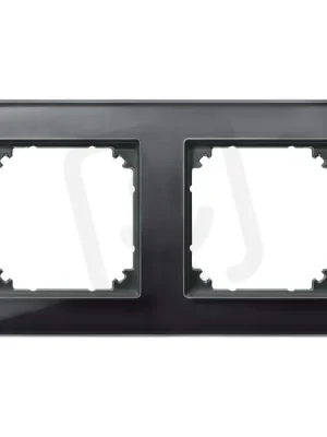 Rámeček 2násobný M-Elegance Onyx Black SCHNEIDER 489203 Horká Nabídka