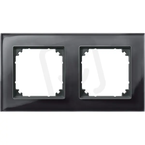 Rámeček 2násobný M-Elegance Onyx Black SCHNEIDER 489203 Horká Nabídka