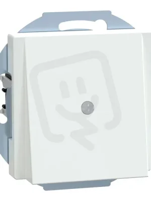 Centrální deska, Merten System M, s vývodkou, active white, lesklý plast 296325 Výhodná Nabídka