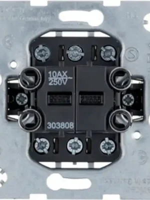 Expresní Doručení Vypínač, kolébkový, řazení 6+6, 10 AX, 250V, modul přístroje HAGER WDE303808