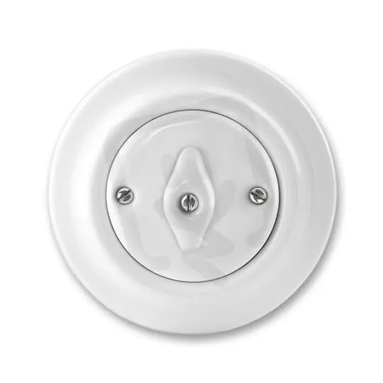 Křížový přepínač ABB DECENTO otočný bílá-porcelán 3560K-C07345 Koupit Online