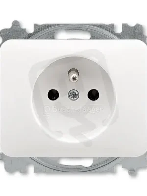 Super Cena ABB ALPHA EXCLUSIVE Zásuvka s ochr. kolíkem alabastrová 5519B-A0234724G