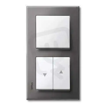 Časově Omezené Merten Kryt ovládače žaluzií, System M, Polar SCHNEIDER MTN432419