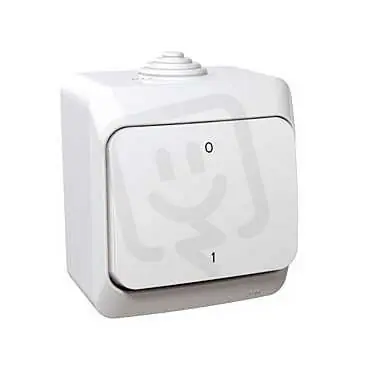 Schneider WDE000520 Spínač dvojpólový ř.2, bílý Akce
