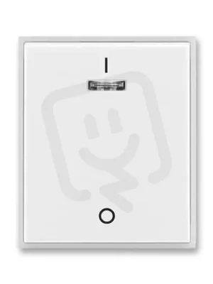 Výhodná Nabídka Kryt spínaše ABB ELEMENT/TIME s průzorem (řaz.3S) bílá/led. bílá 3558E-A00933 01