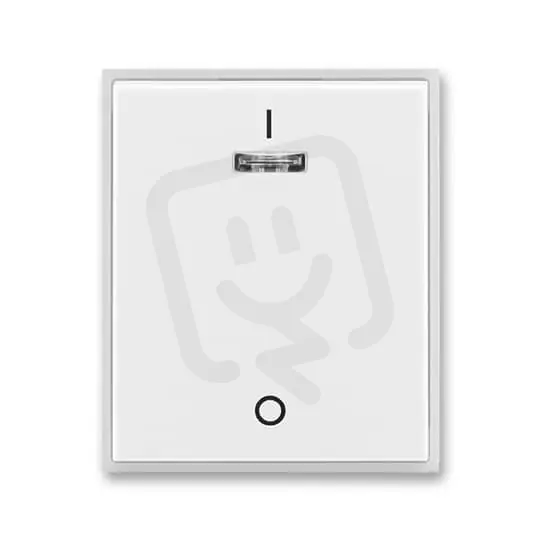 Výhodná Nabídka Kryt spínaše ABB ELEMENT/TIME s průzorem (řaz.3S) bílá/led. bílá 3558E-A00933 01