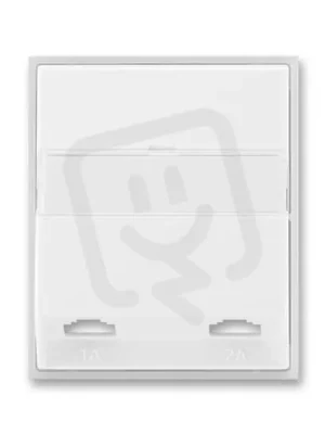 Akce Kryt dvojzásuvky telefonní 5013E-A00215 01 bílá/ledová bílá Element Time ABB