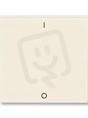 Přímo Od Výrobce Kryt spínaše ABB LEVIT s potiskem I/0 (řaz.3) slonová kost/bílá 3559H-A00933 17