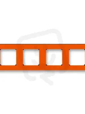 Čtyřrámeček ABB LEVIT oranžová/kouř. černá 3901H-A05040 66 Dokud Zásoby Vydrží