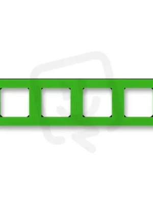 Expresní Doručení Čtyřrámeček ABB LEVIT zelená/kouř. černá 3901H-A05040 67