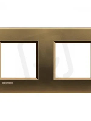 BTICINO LIVINGLIGHT RÁMEČEK HRANATÝ 2+2MODULOVÝ BRONZ LNA4802M2BZ Časově Omezené