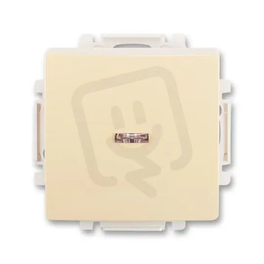 Zlevněný Tlačítko ABB SWING s průzorem řazení 1/0So 1/0S krémová 3557G-A91342 C1