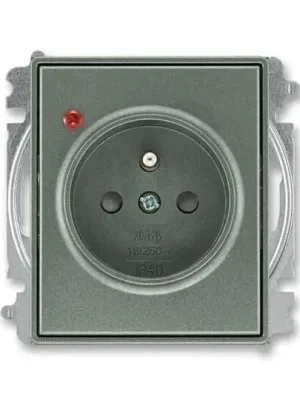Zásuvka ABB TIME s přep. ochranou bezšroubová antracitová 5599E-A02357 34 Nejlepší Cena