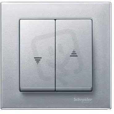 Nakupujte Hned Merten Kryt ovládače žaluzií, System M, Aluminium SCHNEIDER MTN435560