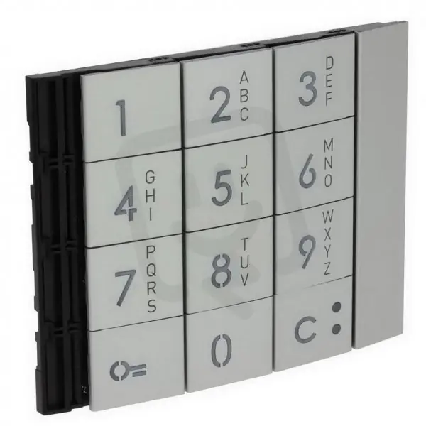 Ověřený KRYT NUMERICKÉ KLÁVESNICE 353000, KOV BTICINO 353001