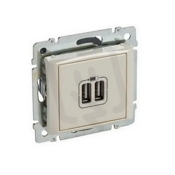 Novinka VALENA 2XUSB NABÍJEČKA BÉŽOVÁ LEGRAND 774170