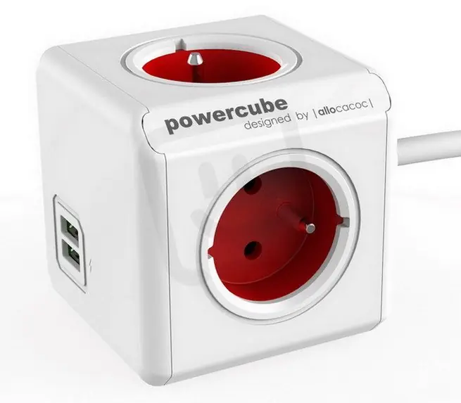 Originální PowerCube EXTENDED USB červená