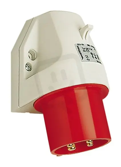 Nástěnná přívodka 32A 4P 400V 6h IP44 WALTHER 630406 Akční Nabídka