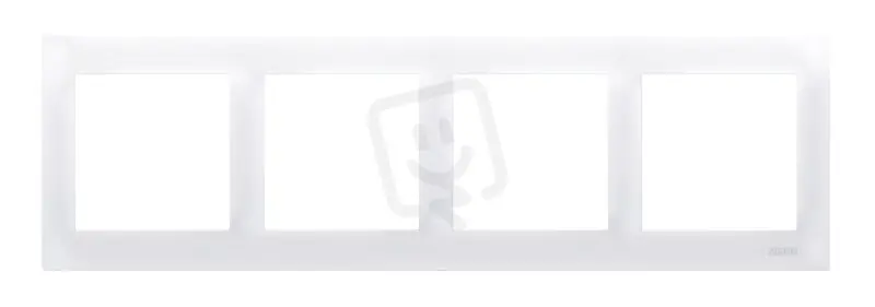 Rámeček 4-násobný Simon 54 Premium, IP20/IP44, bílá KONTAKT SIMON DR4/11 Dokud Zásoby Vydrží