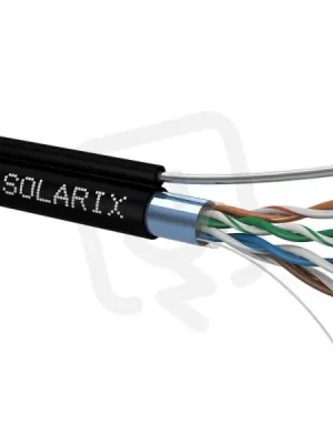 Venkovní instalační kabel CAT5E FTP PE Fca samonosný 305m/box SOLARIX 27655195 Koupit Online
