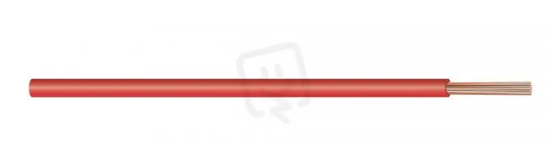 Silový vodič H05V2-K 0,50 červená (CQA) Ověřený