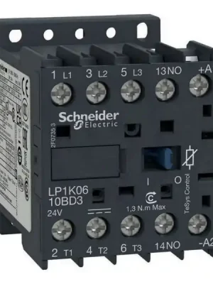 Výhodná Nabídka Schneider LP1K0910BD3 MiniStykač 9A 1‘Z‘ 24V DC, cívka s integr.ochr.