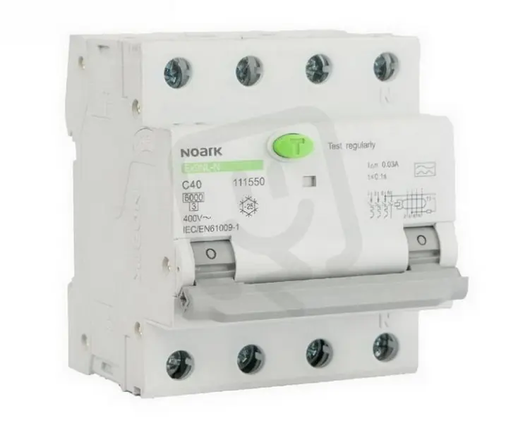 Finální Výprodej Proudový chránič s jističem NOARK 111496 EX9NL-N 3P+N B10 30mA, 6kA, typ AC