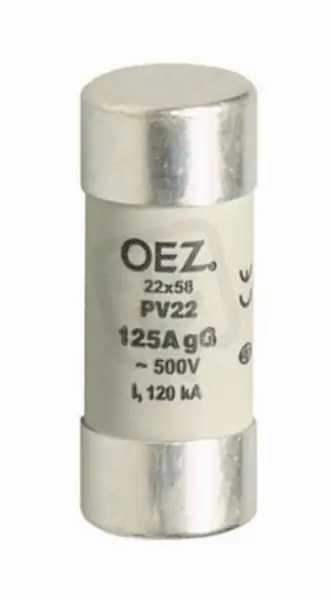Nejlepší Cena PV22 20A gG Pojistková vložka AC 690V/DC 250V vel.22×58 OEZ 06742