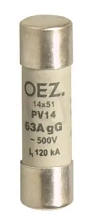 Nakupujte Hned PV14 20A aM Pojistková vložka AC500V/DC250V vel.14×51 motorová OEZ 06729
