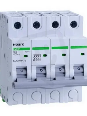 DC Vypínač NOARK 101763 EX9IP šířka 4 moduly, 4pól, 32A Vrácení Zdarma
