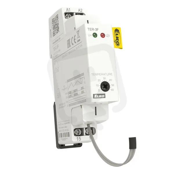 Termostat s rozsahem -0..+ 60 °C, vestavěný senzor TER-3F ELKO EP 8595188138444 Nejprodávanější
