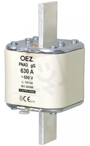 PNA3 350A gG Pojistková vložka AC 500V/DC 440V vel.3 OEZ 40360 Nová Kolekce