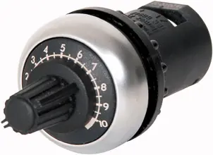 Přímo Od Výrobce M22-R100K Potenciometr IP65 lineární kroužek titan 100 kOhm EATON 229493