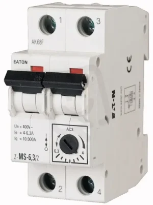 Z-MS-16/2 Spínač motorů 2-pól (pro 1-fáz motory) 10.0-16.0A EATON 248399 Vrácení Zdarma