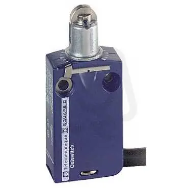 Polohový spínač kov kabel 1m čep s kladkou 1V+1Z mžik. SCHNEIDER XCMD2102L1 Autentický