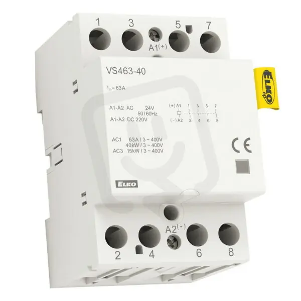 Instalační stykač 4x63A VS463-40 230V AC/DC ELKO EP 8595188121491 Nejprodávanější