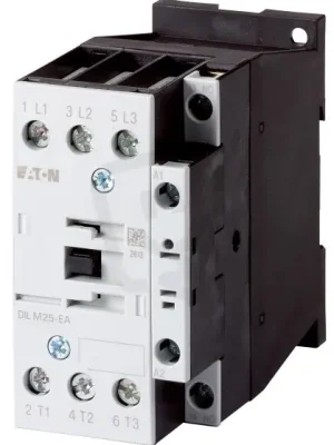 Originální DILM25-10-EA(RDC24) Výkonový stykač 25A/11kW AC-3 45A AC-1 3pól + 1Z 24V DC