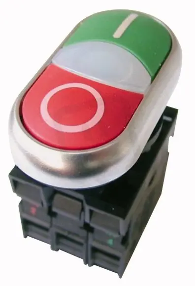 Akční Cena Eaton M22-DDL-GR-X1/X0/K11/230-W Dvojité tlačítko se signalizací LED, 1Z1V