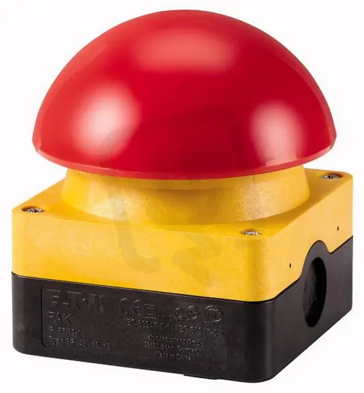 Eaton FAK-R/V/KC11/IY Nožní spínač, komplet, 1V 1Z, aretace, povrchová montáž Levný