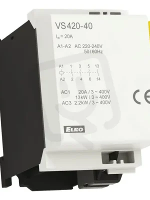 Instalační stykač 4x20A VS420-40 230V AC ELKO EP 8595188121439 Odeslání Ihned