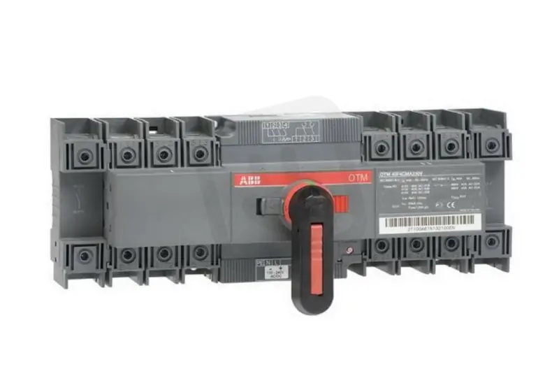 Super Cena Přepínač ABB OTM40F4CMA230V 4P I-0-II 40A, na základnu, s pohonem 220-240V AC/DC