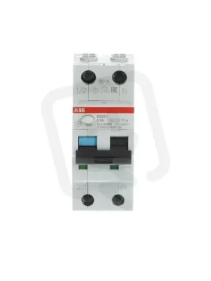 ABB DS201 C16 A30 kombinace jistič/chránič 2P (1P+N) 16A 30mA C 6kA A Vysoce Kvalitní