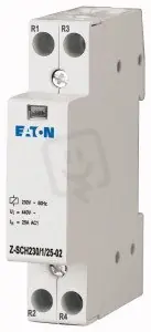 Z-SCH230/1/25-02 Instalační stykač 230V AC 25A 2vyp. kont. Eaton 193887 Omezená Nabídka