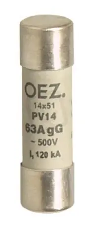 Aktuální PV14 4A gG Pojistková vložka AC 690V/DC 250V vel.14×51 OEZ 06716