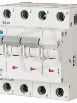 Jistič PL7-C20/3N, char C, 3+N-pólový, 10kA, 20A EATON 263996 Finální Výprodej