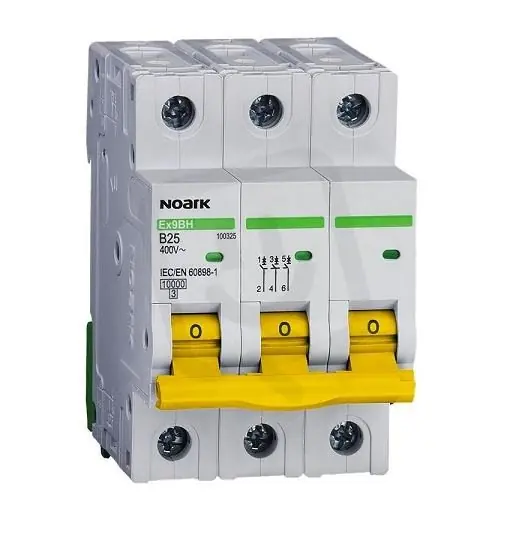 Instalační jistič NOARK 100318 EX9BH 10 kA, char. B, 4 A, 3pól Cenová Bomba