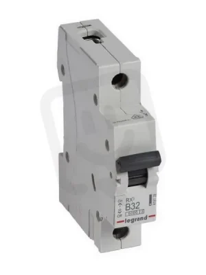 Odeslání Ihned RX3 JISTIČ, 1 PÓLOVÝ, CHAR. B, 32A 6000A LEGRAND 419139