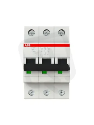 S203-B63 3 fázový jistič 63 A char. B 6 kA ABB 2CDS253001R0635 Poslední Šance