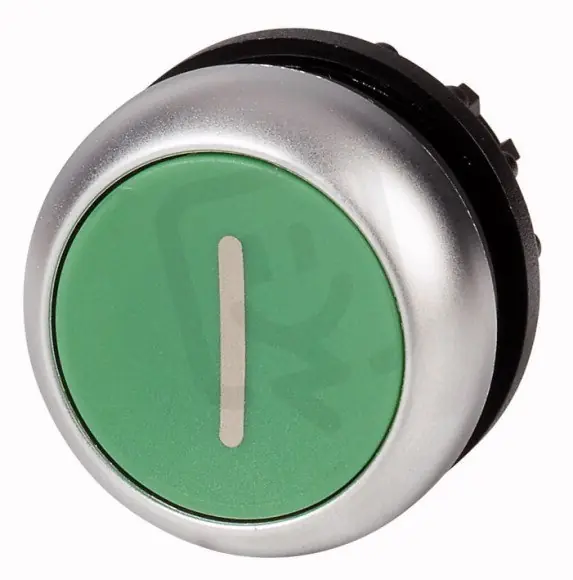 Eaton M22-DR-G-X1 Ovládací hlavice, zapuštěné tlačítko, aretace, titan, zelená I Objednat Nyní